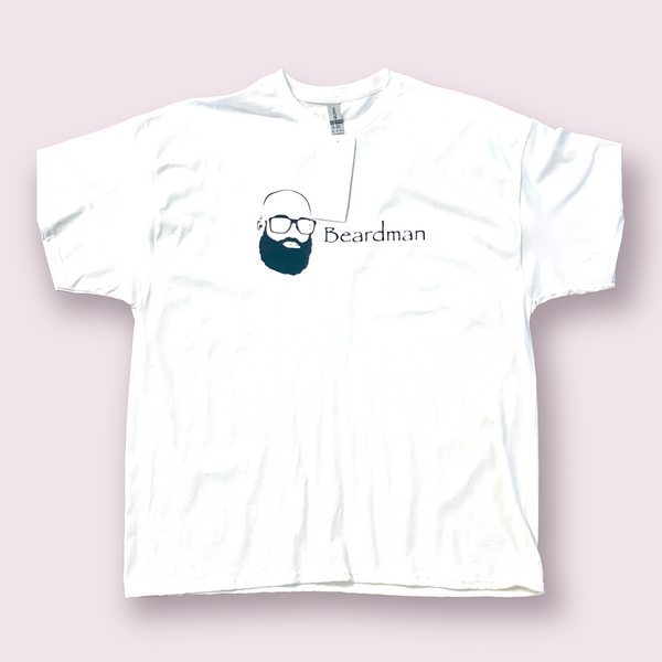 Beardman original print t shirt white