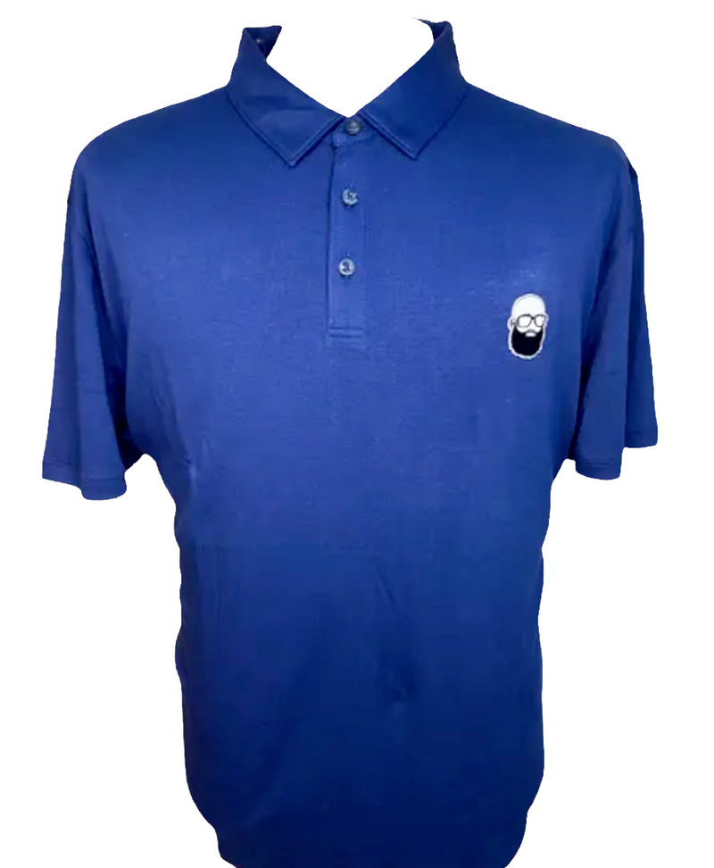 Navy Beardman Golf shirt